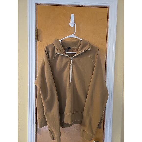Vuori Restore Half-Zip Sweatshirt in Carmel 2XL - Picture 1 of 6